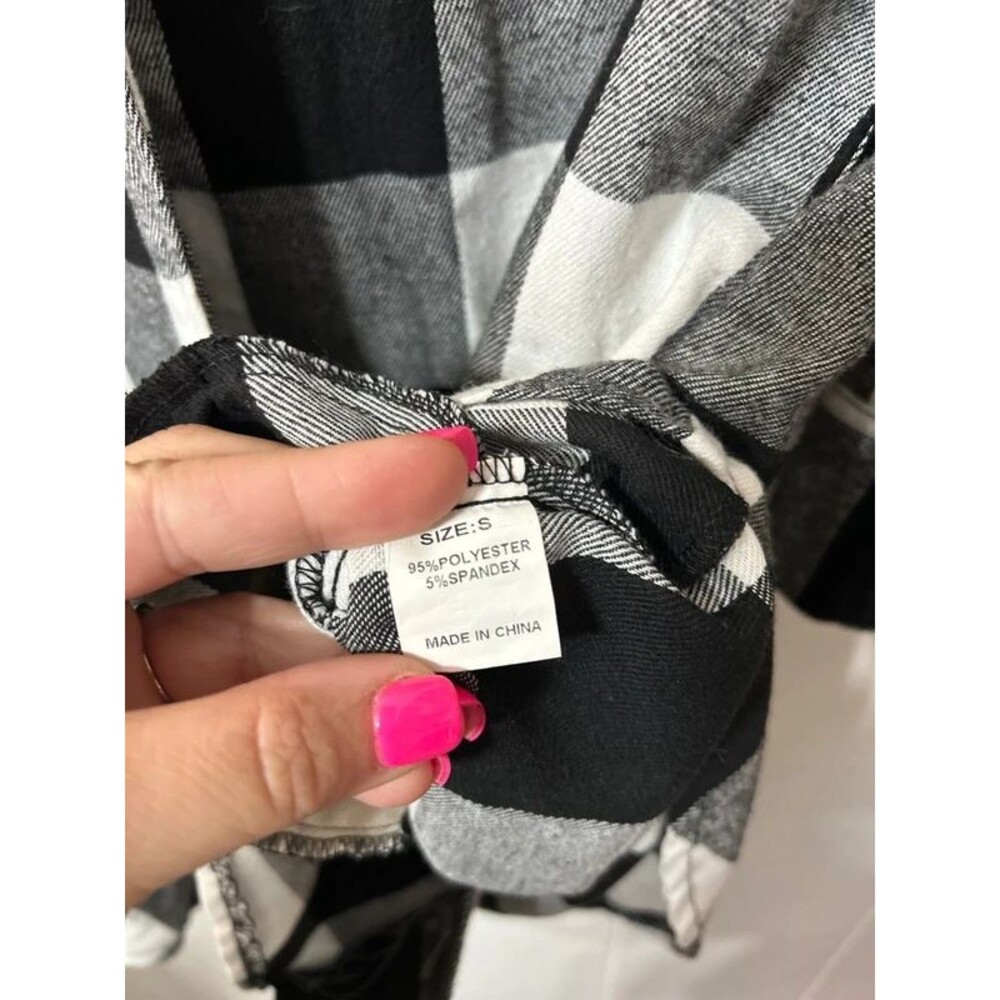Plaid snap dress, S - Picture 3 of 3
